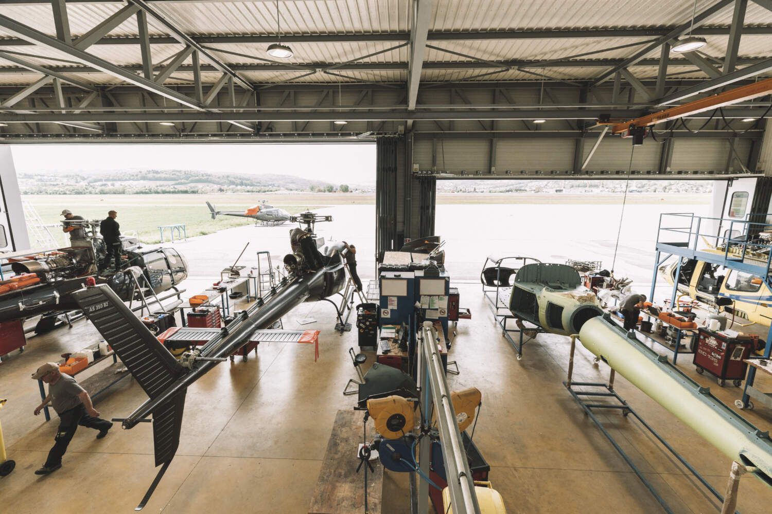 Maintenance d'hélicoptères à Annecy