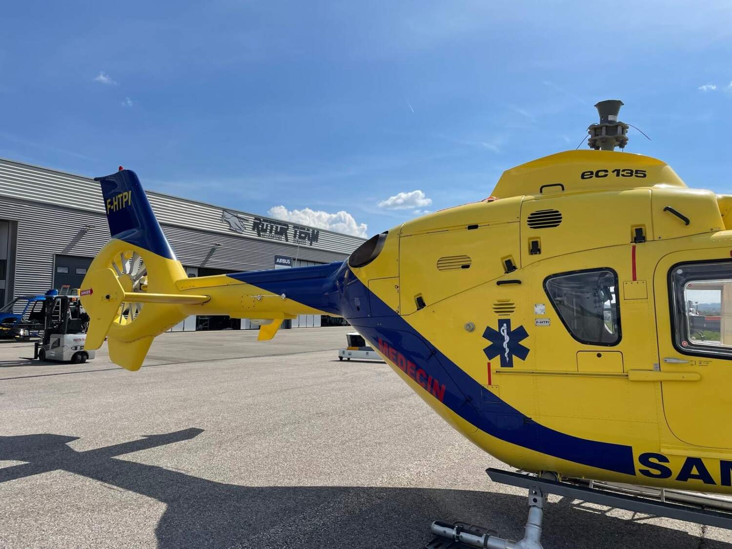 Personnalisation d'hélicoptère par Rotor Team à Annecy